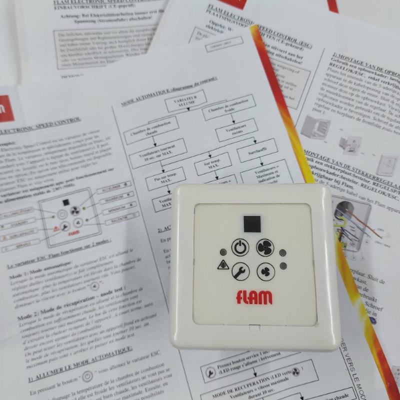 Temp. afhank. Snelheidsreg. Automatisch, inbouw ESC Electronic Speed Control