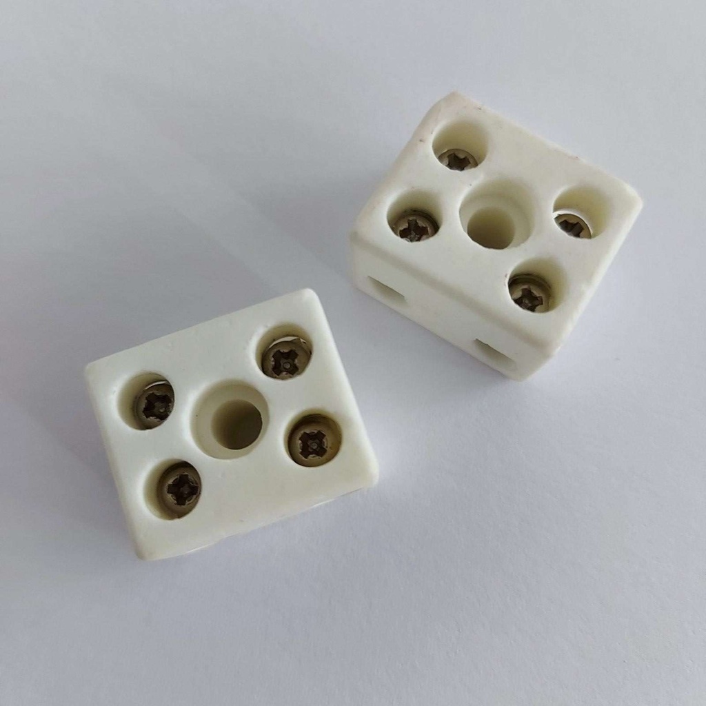 Ceramic heat-resistant clamp, per 2 pieces