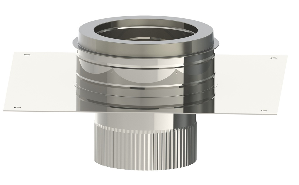 DW schouwophoging RVS / INOX 150/200mm.