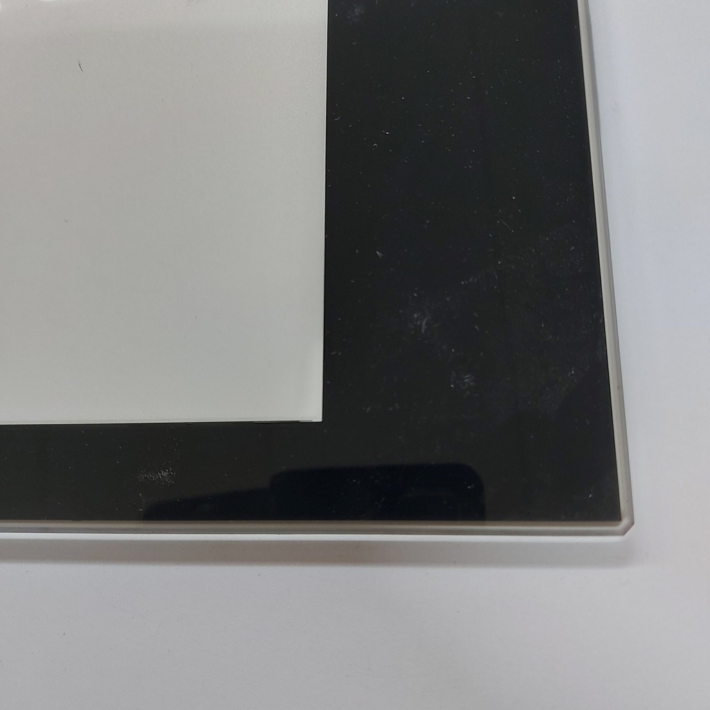 [GLAS.V.Z-0073] Keramisch bedrukt glas Optimum 75/55 vlak zonder embleem